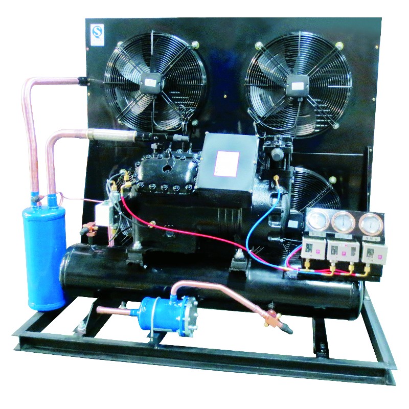 S / 4S / 6S 시리즈, 단일 냉각 압축기 의 공기 / 물 냉각 냉각 냉각 응축기 세트